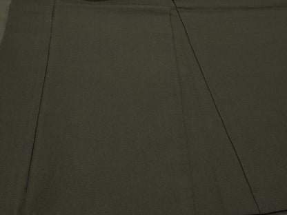 平和屋着物＃男性　長羽織　黒紋付き　正絹　逸品　CABH7005in