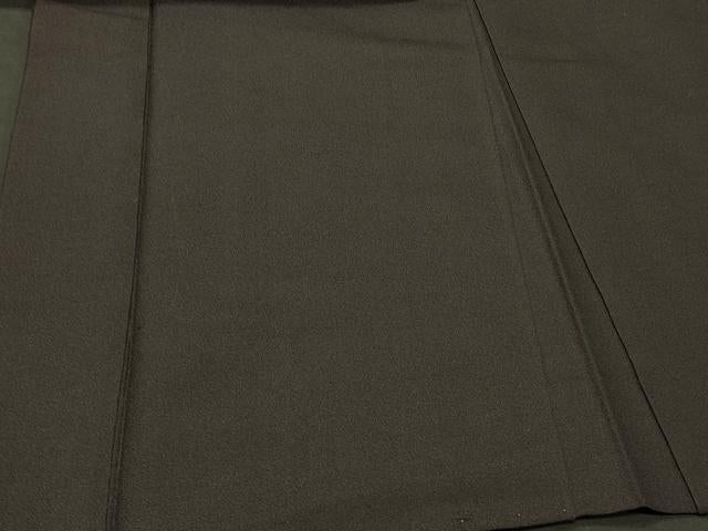 平和屋着物＃男性　羽織　黒地　正絹　逸品　CABH7006in