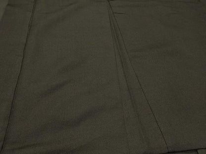 平和屋着物＃男性　長羽織　黒紋付き　正絹　逸品　CABH7012in
