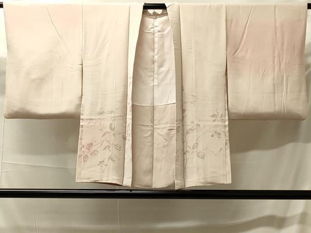 平和屋着物＃羽織　枝花地紋　暈し染め　正絹　逸品　CABH7013in