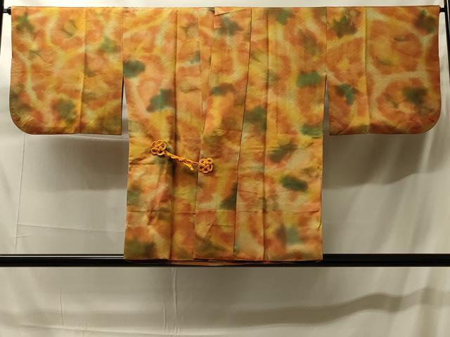 平和屋着物＃道中着　霞文　暈し染め　正絹　逸品　CABH7014in