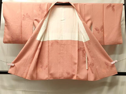 平和屋着物＃道行コート　舞蝶文　正絹　逸品　CABH7026in