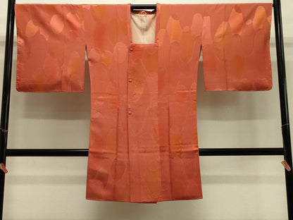 平和屋着物＃道行コート　抽象文　暈し染め　ロング丈　正絹　逸品　未使用　CABH7043in