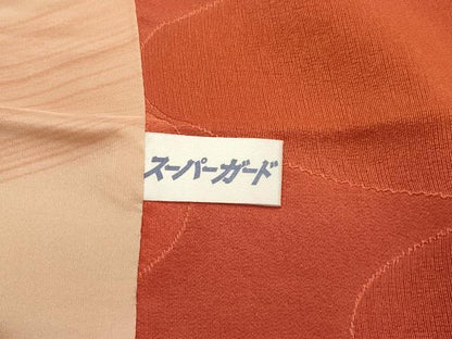 平和屋着物＃道行コート　抽象文　暈し染め　ロング丈　正絹　逸品　未使用　CABH7043in