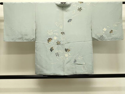平和屋着物＃羽織　吹き寄せ文　金彩　正絹　逸品　CABH7057in