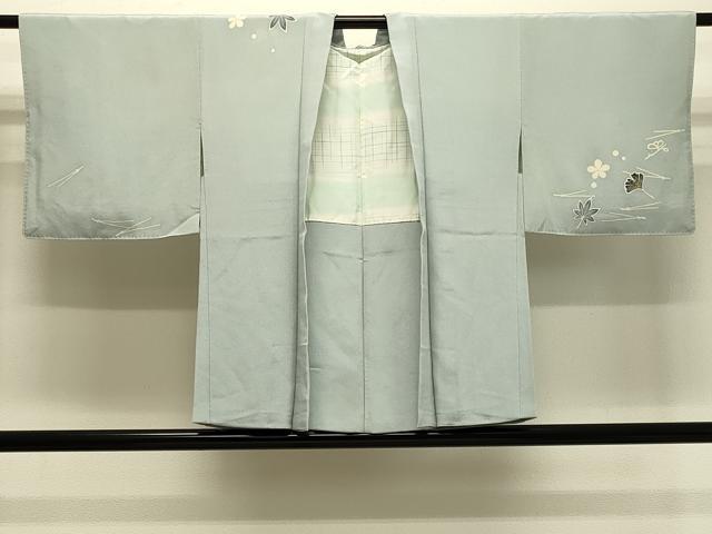 平和屋着物＃羽織　吹き寄せ文　金彩　正絹　逸品　CABH7057in