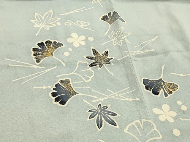 平和屋着物＃羽織　吹き寄せ文　金彩　正絹　逸品　CABH7057in