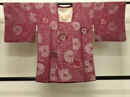 平和屋着物＃道行コート　寿光織　菊づくし　金銀糸　正絹　逸品　CABH7084in