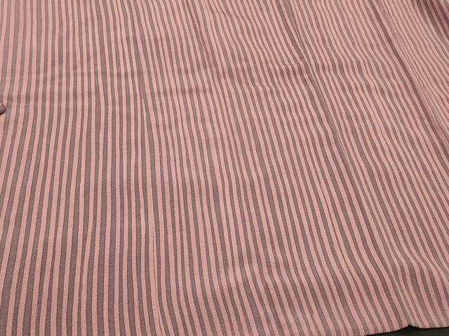 平和屋着物＃道行コート　縞　正絹　逸品　CABH7113in