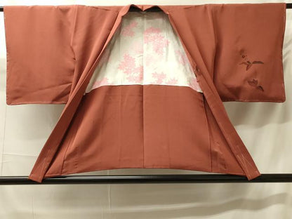 平和屋着物＃羽織　刺繍　枝花文　金彩　正絹　逸品　未使用　CABH7115in