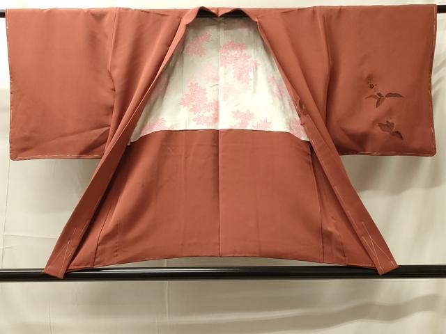 平和屋着物＃羽織　刺繍　枝花文　金彩　正絹　逸品　未使用　CABH7115in