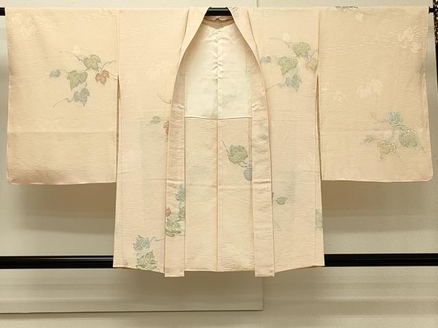 平和屋着物＃羽織　寿光織　蔦の葉文　金銀糸　正絹　逸品　未使用　CABH7134in
