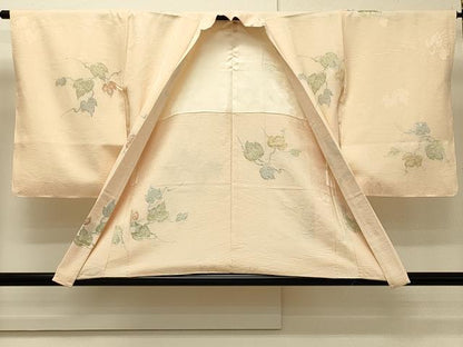 平和屋着物＃羽織　寿光織　蔦の葉文　金銀糸　正絹　逸品　未使用　CABH7134in