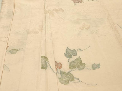 平和屋着物＃羽織　寿光織　蔦の葉文　金銀糸　正絹　逸品　未使用　CABH7134in