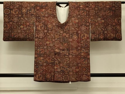 平和屋着物＃道行コート　天井鳳凰花文　正絹　逸品　CABH7136in