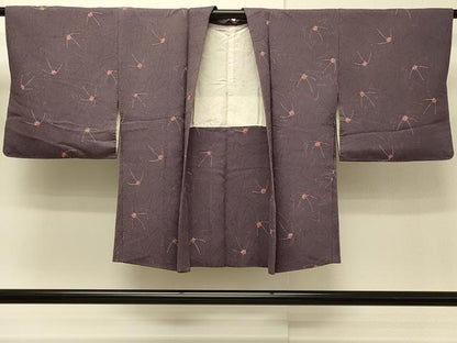 平和屋着物＃羽織　絞り　葉づくし　正絹　逸品　CABH7138in