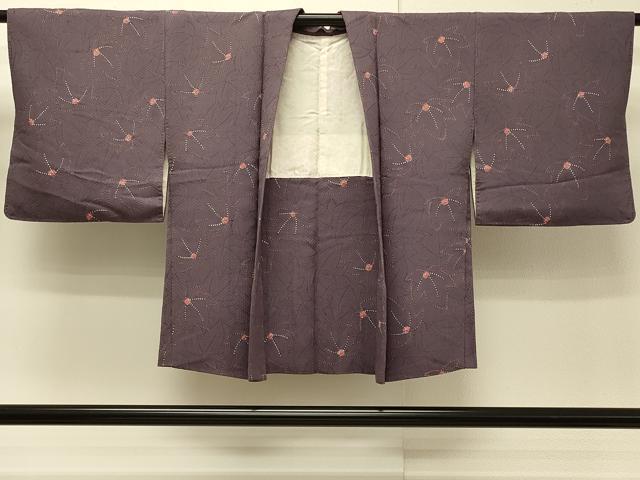 平和屋着物＃羽織　絞り　葉づくし　正絹　逸品　CABH7138in