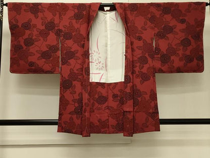 平和屋着物＃羽織　絞り　草花文　正絹　逸品　未使用　CABH7139in
