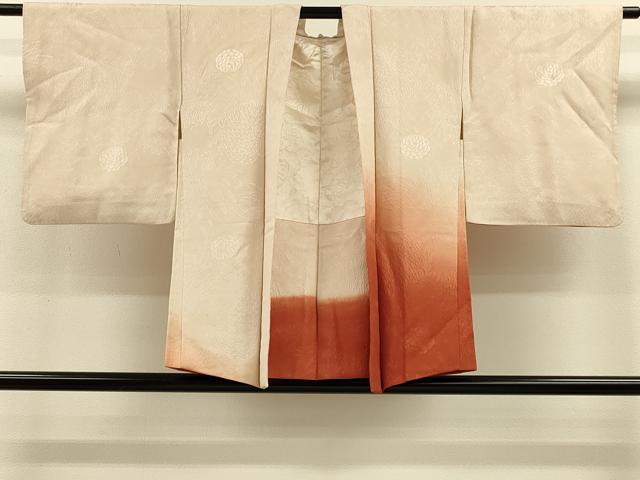 平和屋着物＃羽織　乱菊地紋　暈し染め　正絹　逸品　CABH7159in