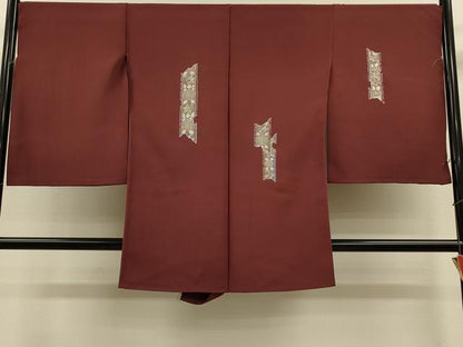 平和屋着物＃中国三大刺繍　相良刺繍　総刺繍　羽織　仮絵羽　花鳥文　正絹　逸品　未使用　CABH7160in