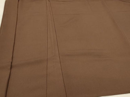平和屋着物＃羽織　色無地　朽葉色　正絹　逸品　未使用　CABH7164in
