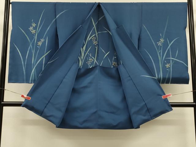 平和屋着物＃羽織　仮絵羽　刺繍　ろうけつ染め　草花文　正絹　逸品　未使用　CABH7167in