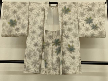 平和屋着物∞長羽織　葉づくし　暈し染め　正絹　逸品　CABH7172in