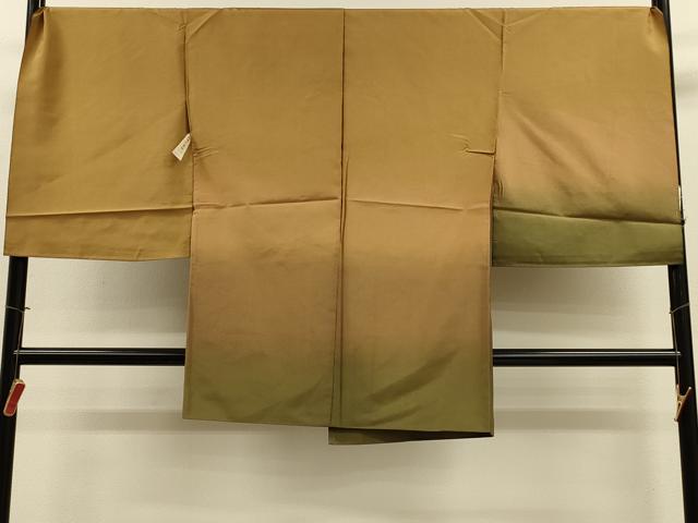 平和屋着物∞本場大島紬　道中着　仮絵羽　霞文　暈し染め　正絹　逸品　未使用　CABH7173in