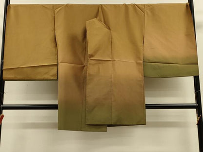 平和屋着物∞本場大島紬　道中着　仮絵羽　霞文　暈し染め　正絹　逸品　未使用　CABH7173in