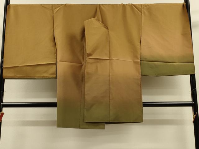 平和屋着物∞本場大島紬　道中着　仮絵羽　霞文　暈し染め　正絹　逸品　未使用　CABH7173in