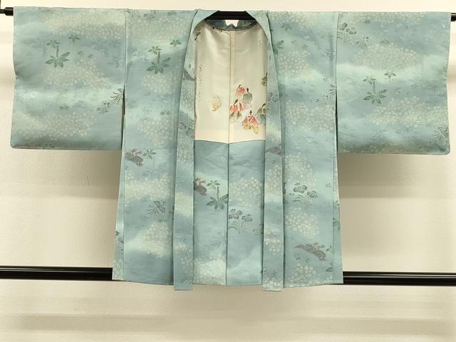平和屋着物＃羽織　地紋起こし　鳳凰花文　暈し染め　正絹　逸品　未使用　CABH7175in