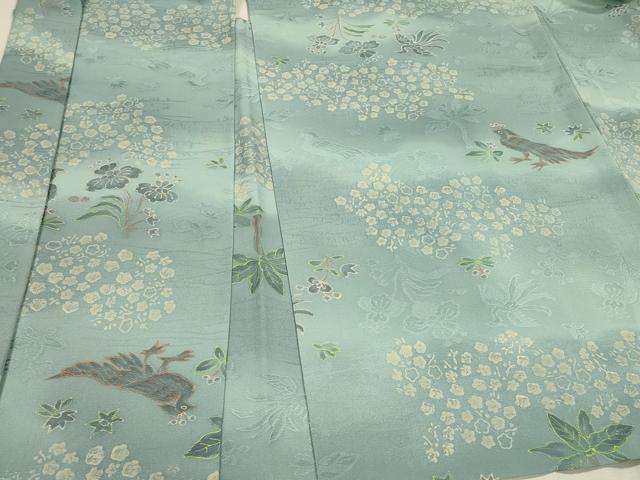 平和屋着物＃羽織　地紋起こし　鳳凰花文　暈し染め　正絹　逸品　未使用　CABH7175in