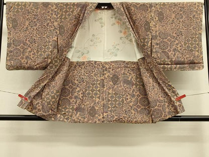 平和屋着物＃羽織　孔雀正倉院花文　正絹　逸品　未使用　CABH7177in