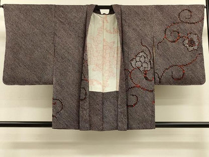 平和屋着物＃羽織　総絞り　更紗花唐草文　正絹　逸品　未使用　CABH7188in