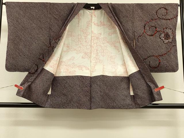 平和屋着物＃羽織　総絞り　更紗花唐草文　正絹　逸品　未使用　CABH7188in