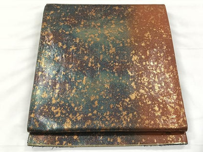 平和屋着物◎六通柄袋帯　霞文　金糸　正絹　逸品　CABH7207yk