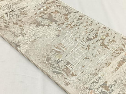 平和屋着物◎六通柄袋帯　古京錦　二重引箔　正絹　逸品　CABH7283yk