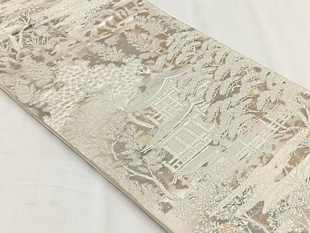 平和屋着物◎六通柄袋帯　古京錦　二重引箔　正絹　逸品　CABH7283yk