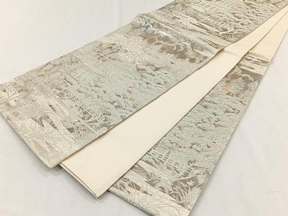 平和屋着物◎六通柄袋帯　古京錦　二重引箔　正絹　逸品　CABH7283yk