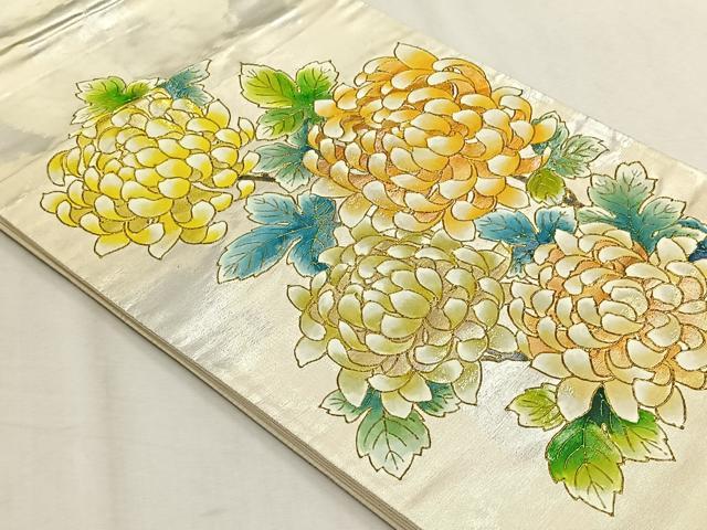 平和屋着物◎太鼓柄袋帯　乱菊　金彩　正絹　逸品　CABH7428yk