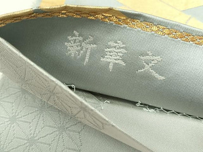 平和屋着物◎六通柄袋帯　唐織　新華文　金糸　正絹　逸品　CABH7524yk