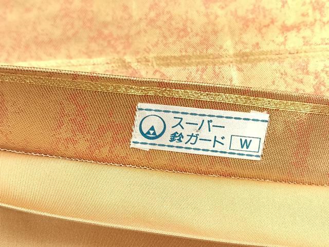 平和屋着物◎太鼓柄袋帯　唐織　花蝶紋　金銀糸　引箔　鈴乃屋扱い　正絹　逸品　CABH7550yk