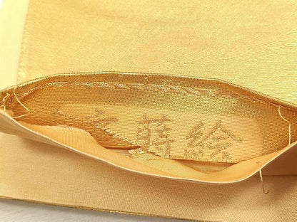 平和屋着物◎六通柄袋帯　京蒔絵　二重引箔　金銀糸　正絹　逸品　CABH7575yk