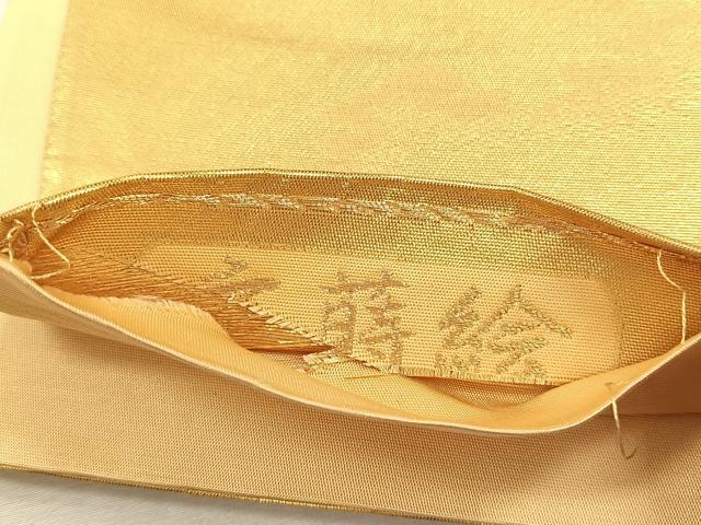 平和屋着物◎六通柄袋帯　京蒔絵　二重引箔　金銀糸　正絹　逸品　CABH7575yk