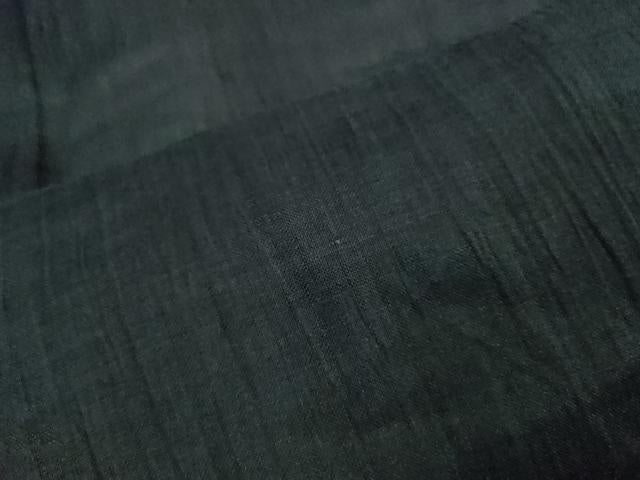 平和屋着物＊夏物　男性　本場小千谷ちぢみ　蝋色　麻　逸品　CABH7606ze
