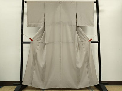 平和屋着物＊夏物　色無地　絽　枯野色　反端付き　正絹　逸品　未使用　CABH7616ze