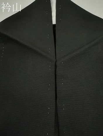 平和屋着物＊夏物　訪問着　絽　燕子花　黒地　正絹　逸品　CABH7620ze