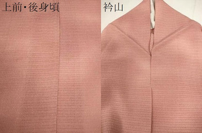 平和屋着物＊夏物　小紋　絽縮緬　暈し染め　正絹　逸品　CABH7626ze
