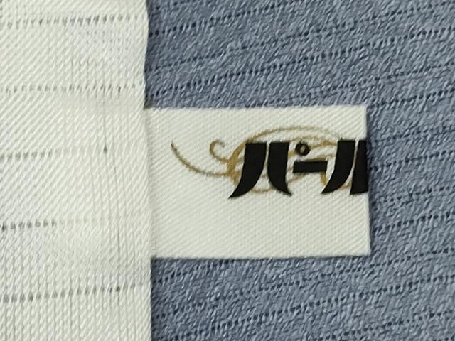 平和屋着物＊夏物　色無地　絽縮緬　暁鼠色　正絹　逸品　CABH7629ze