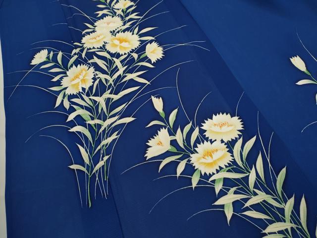 平和屋着物＊夏物　訪問着　絽　草花文　正絹　逸品　CABH7635ze